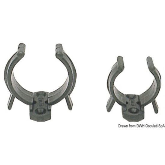 Clip nera in nylon 34/45 mm - 34.355.44