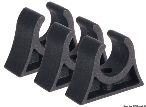 Clip nera per tubi 60/65 mm - 34.358.60