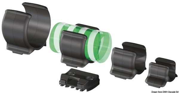 Base fissaggio TRU DESIGN  10 pz - 34.360.00