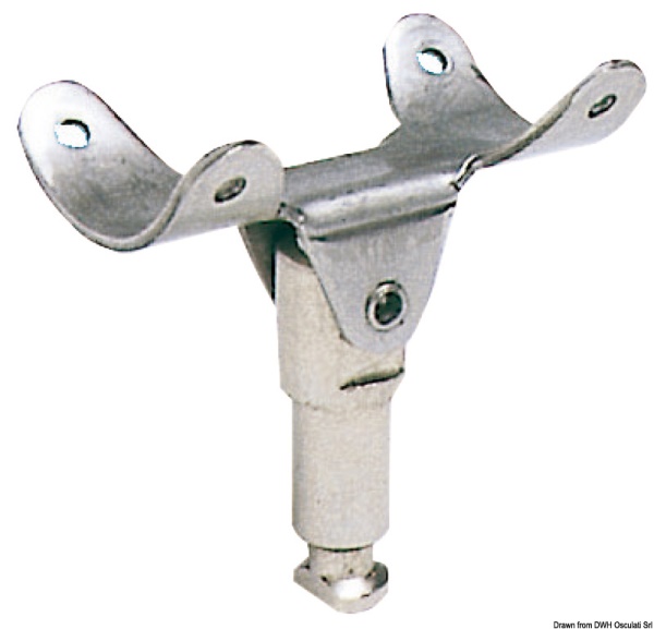 Scalmo ottone cromato per canotti Zodiac - 34.430.10