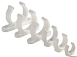 Osculati - Clip bianca plastica pesante 40 mm