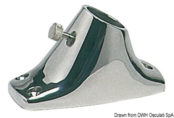 Base inox per asta 35.390.10 - 35.390.13