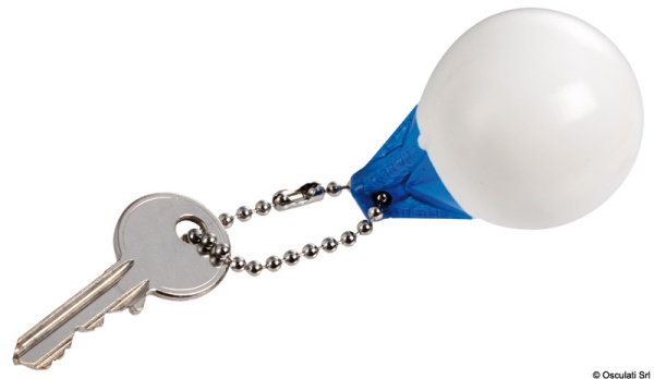 Portachiavi parabordo tondo blu/bianco - 35.511.03