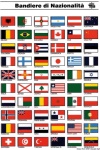 Osculati - Tabella adesiva bandiere nazionalità