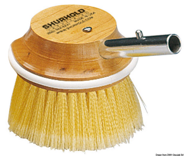 Spazzolone tondo 5" fibre gialle - 36.050.00