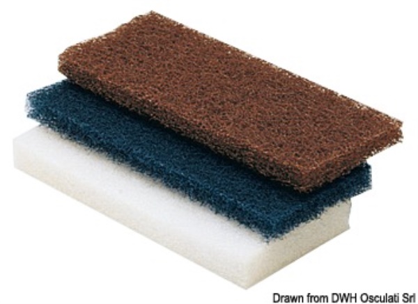 Coppia cuscinetti abrasivi blu - 36.170.20