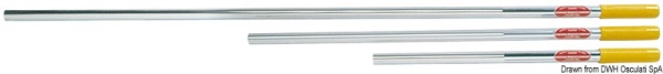 Manico in lega 153 cm - 36.760.00
