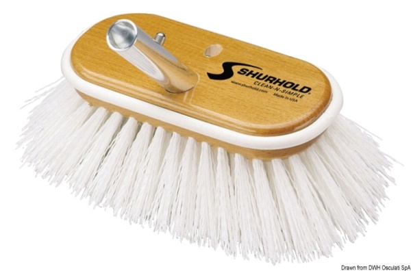 Spazzolone 6" fibre dure bianche - 36.950.00