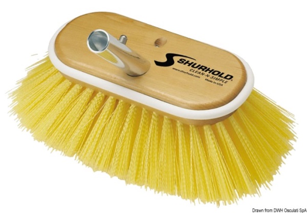Spazzolone 6" fibra medie gialle - 36.955.00
