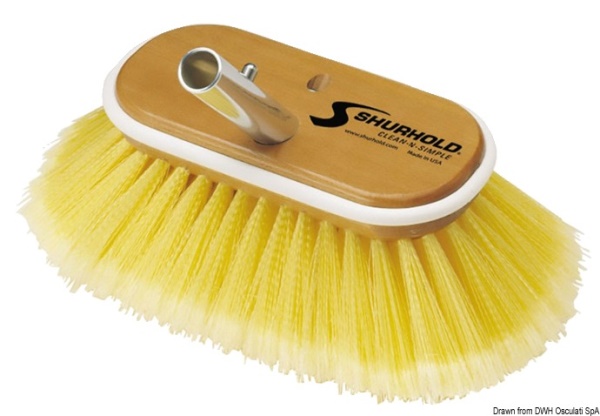 Spazzolone 6" fibre morbide gialle - 36.960.00