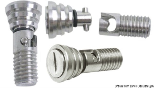 Fermapagliolo acciaio inox - 37.331.00