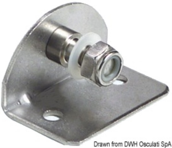 Piastrina 90° compact filetto 8 mm c/perno interno - 38.013.25