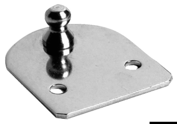 Piastrina piana sfera 10 mm compact - 38.013.21