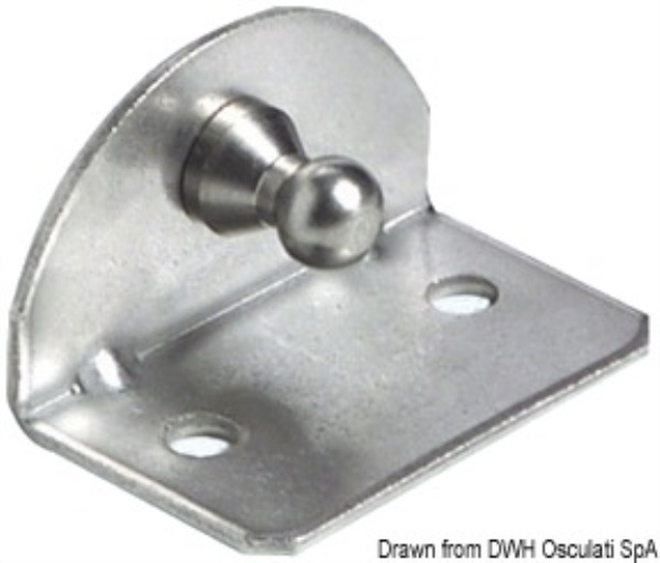Piastrina 90° compact sfera 10 mm interno - 38.013.26