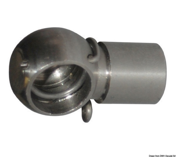 Testina inox sfera 10 mm - 38.020.25
