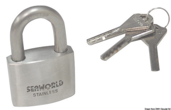 Lucchetto inox arco 40 mm - 38.025.40