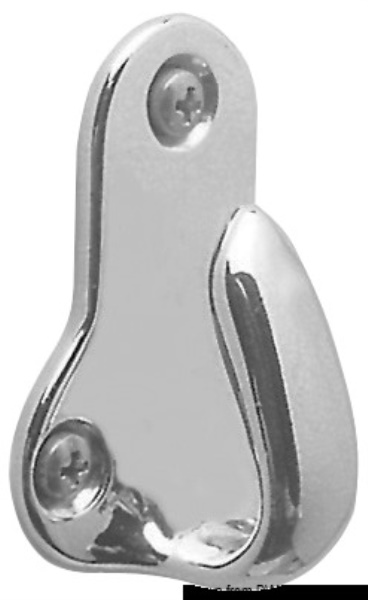 Gancetto ottone cromato 45x33 mm - 38.102.20