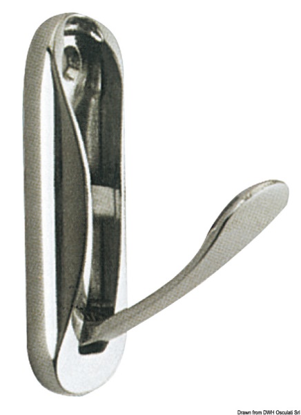 Appendiabiti ottone lucido 75x25 mm - 38.104.02