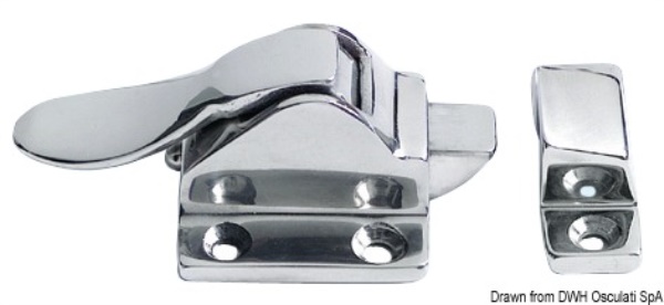 Chiusura inox a scatto mm48x37 - 38.190.00