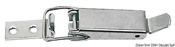 Chiusura inox a leva mm102 - 38.203.00