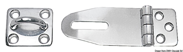 Ferma gavone inox ribalta 33x67 - 38.211.25