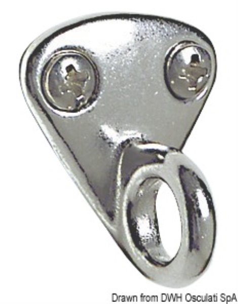 Piastrina inox 27x30 mm - 38.301.11