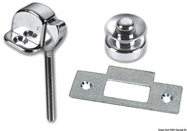 Scrocco a pulsante 38x20 mm - 38.309.20