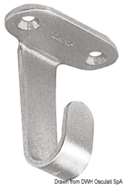 Gancio inox a  soffitto mm 45 - 38.321.01