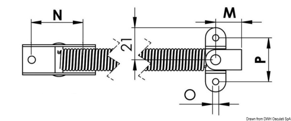 Compasso inox 220 mm C - 38.421.64
