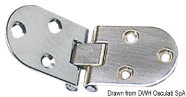 Cerniera a filo inox 84x30 mm - 38.440.06