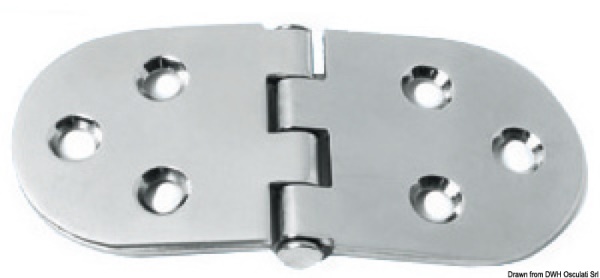 Cerniera inox 130x60 mm - 38.455.02