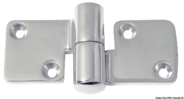 Cerniera inox sfilabile destra 100x50 mm - 38.512.00