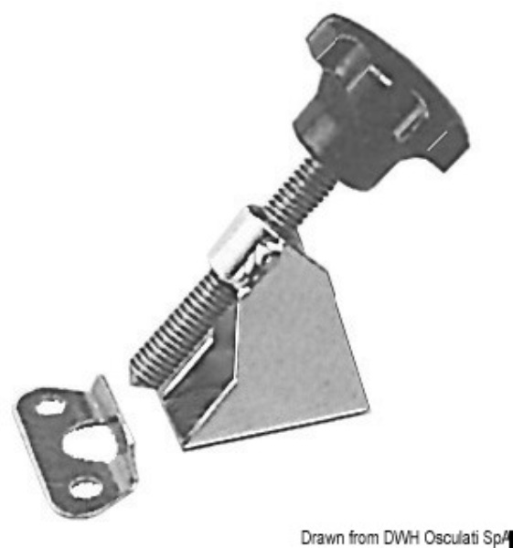 Ferma oblò inox - 38.670.00