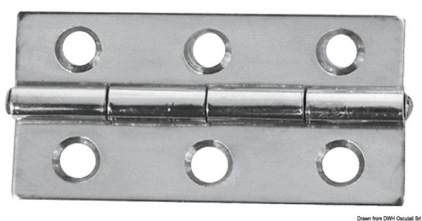 Cerniera inox mm 60x30 - 38.822.01