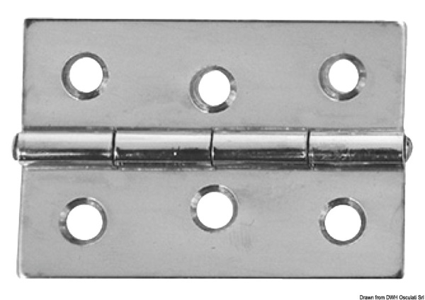 Cerniera inox mm 60x40 - 38.822.02