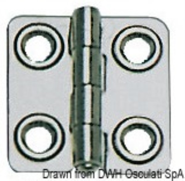 Cerniera inox mm 44x46 - 38.829.02