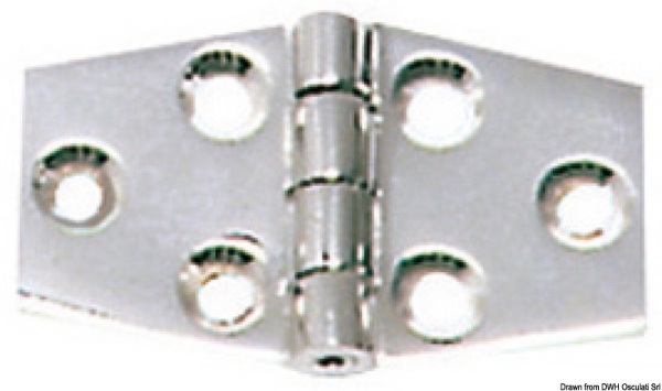 Cerniera inox 62x37 - 38.923.01