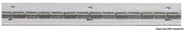 Cerniera inox barra 4x200 cm - 38.999.02