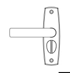 Coppia Maniglie CONTEMPORARY SX per 38.130.02 - 38.130.21