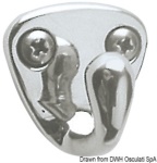 Osculati - Gancio inox fuso 27x27 mm