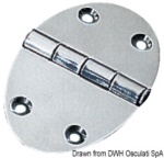 Osculati - Cerniera 78x56mm 3mm viti