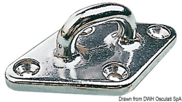 Golfare inox 4 fori 65 mm - 39.168.40