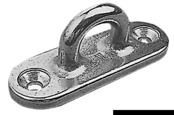 Golfare inox 2 fori 75 mm - 39.168.41