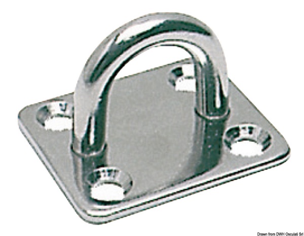 Piastrina inox filo mm 10 - 39.320.10