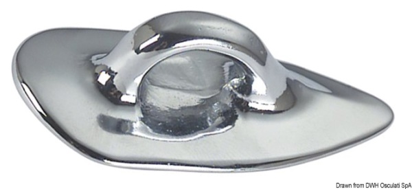 Anello parabordi bronzo cromato 80x35x25 mm - 39.580.01