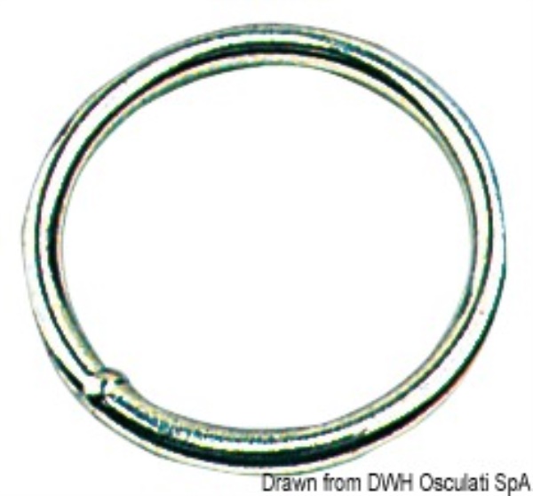 Anello inox 6x30 mm - 39.597.05