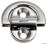 Osculati - Pad eye 45x45 mm anello 6 mm (2 fori) carico di rottura 1800 kg