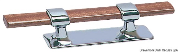 Bitta ottone cromato e legno mm 210 - 40.115.21