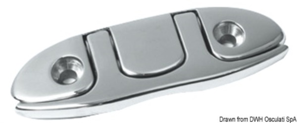 Bitta abbattibile inox 115x45 mm - 40.143.01