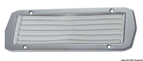 Pedana ottone cromato 230x80 mm - 40.520.01